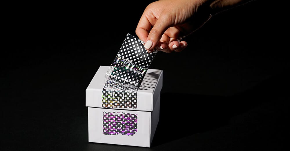 Self Destructible Paper Label Security Seals